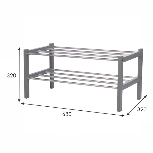 Обувница Атлас серый Обувница Атлас серый