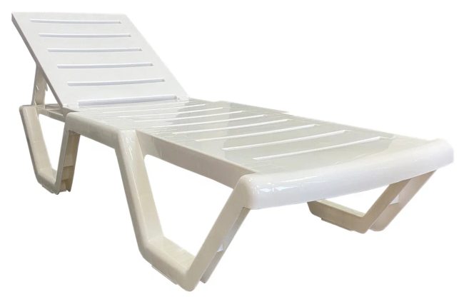 Шезлонг Атлант (белый)