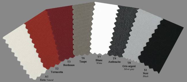 Зонт профессиональный 3х3 м Galileo Dark антрацит, терракотовый 3000х3000 мм