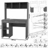 Компьютерный стол Комфорт 12.77F цвет тёмно-серый
