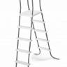 Лестница для бассейнов до 132см, 4 ступеньки, с площадкой