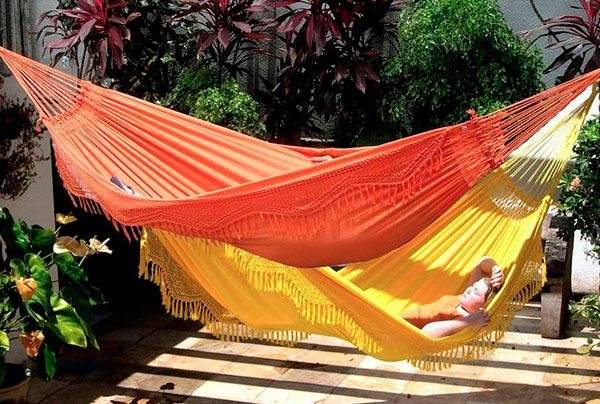 Гамак двухместный FORRO оранжевый