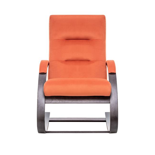 Кресло-качалка Leset Милано Венге текстура V39 оранжевый