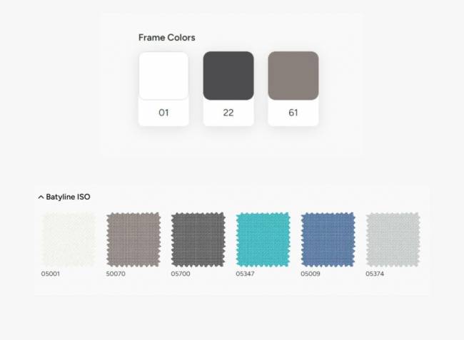 Шезлонг-лежак металлический Wave Paint белый, бирюзовый 1910х715х300 мм