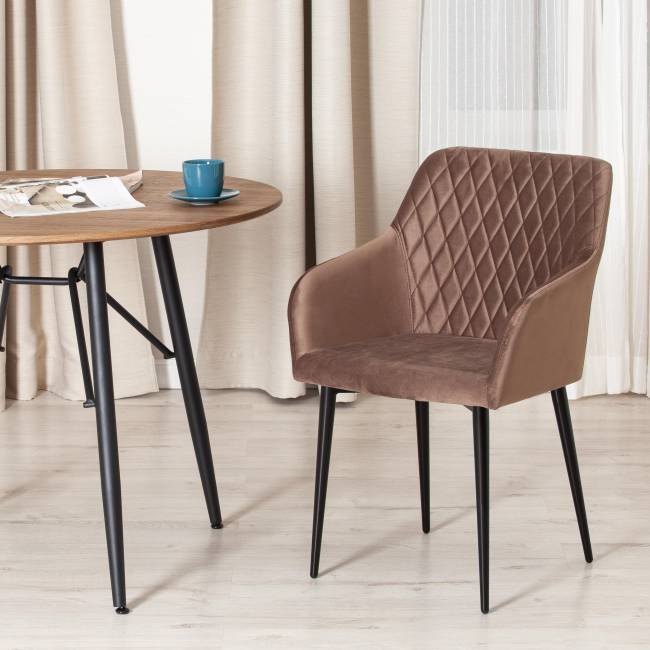 Кресло BREMO (mod. 708) / 1 шт. в упаковке ткань/металл, 58х55х83 см, высота до сиденья 48 см, коричневый barkhat 12/черный коричневый ткань/металл Кресло BREMO (mod. 708) / 1 шт. в упаковке ткань/металл, 58х55х83 см, высота до сиденья 48 см, коричневый barkhat 12/черный коричневый ткань/металл