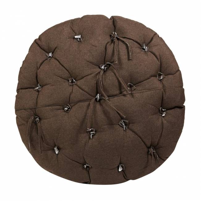 23/01 Матрац для кресла "Папасан" ткань, коричневый, 3М7-147 коричневый ткань