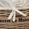 Корзина Secret De Maison Letti (набор из 2 штук) натуральный ротанг, D48*58/D38*49 см, Натуральный Кубу / Natural Kubu