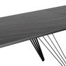 Стол обеденный Пандора раскладной 180-280*90 керамика темная