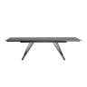 Стол обеденный Пандора раскладной 180-280*90 керамика темная