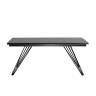 Стол обеденный Пандора раскладной 180-280*90 керамика темная
