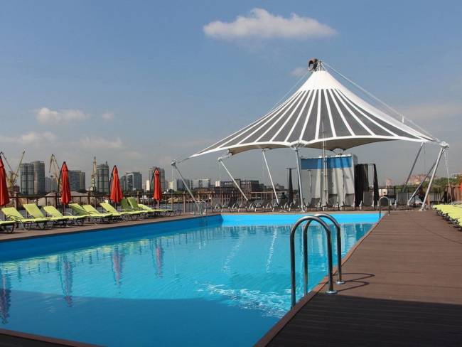 Террасная доска DARVOLEX шовная, 150*23,5*4000 мм, коричневый