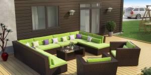 Лаунж зона МЕРИБЕЛЬ + 2 кресла Лаунж зона МЕРИБЕЛЬ + 2 кресла