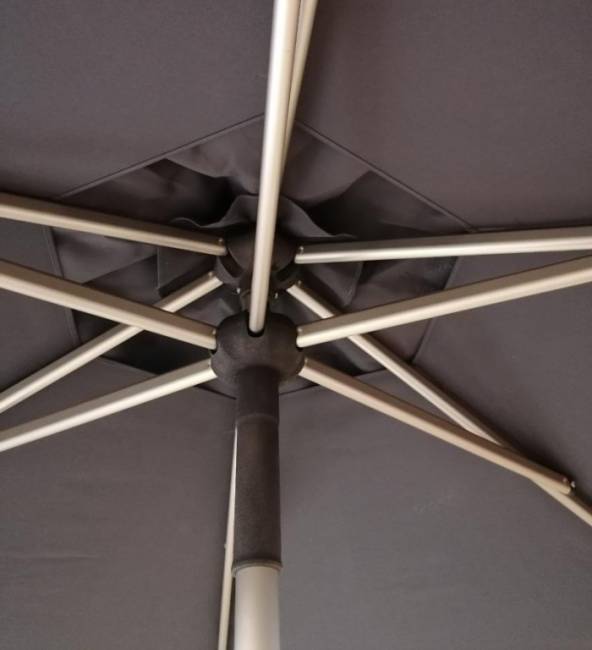 Зонт профессиональный 2.1х2.1 м Lido Titanium титан, слоновая кость 2100х2100 мм Зонт профессиональный 2.1х2.1 м Lido Titanium титан, слоновая кость 2100х2100 мм