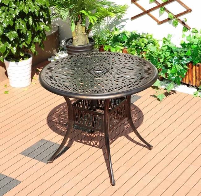 Мебель из металла Palermo 4 с круглым столом