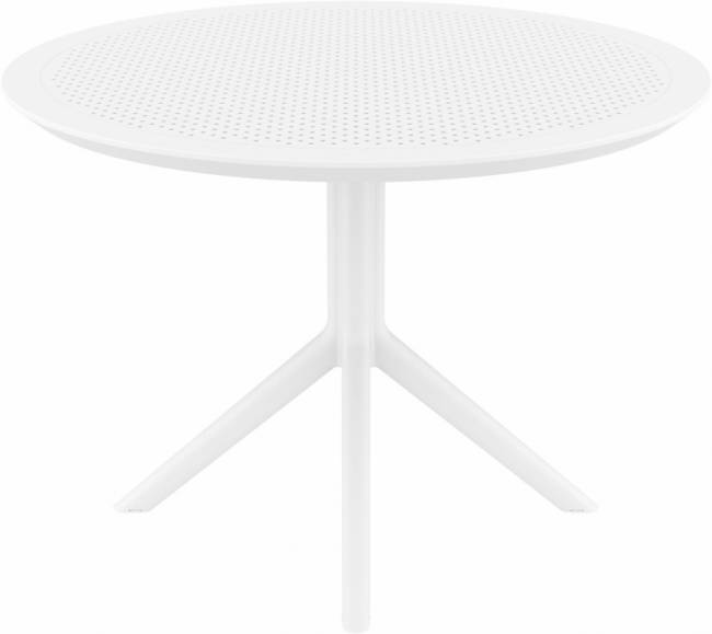Стол пластиковый Sky Table Ø105 белый Ø1050х740 мм