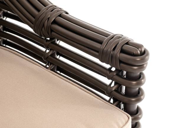 "Блисс" кресло из искусственного ротанга, цвет бронзовый