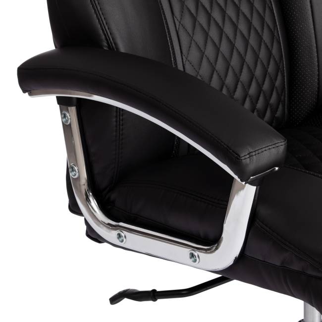 Кресло Trust (max) кож/зам, черный/черный стеганный/черный, 36-6/36-6/36-6/06 черный/черный стеганный/черный кож/зам Кресло Trust (max) кож/зам, черный/черный стеганный/черный, 36-6/36-6/36-6/06 черный/черный стеганный/черный кож/зам
