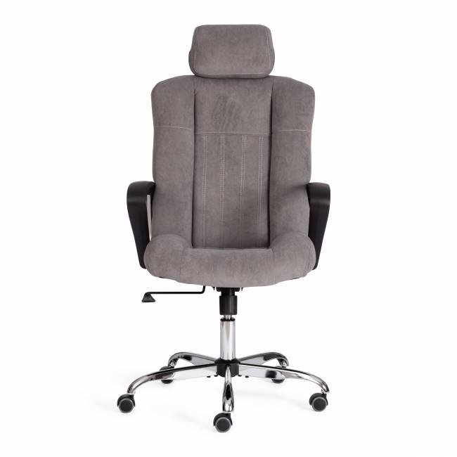 Кресло OXFORD хром флок , серый, 29 серый флок