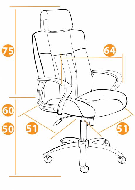 Кресло OXFORD хром флок , серый, 29 серый флок