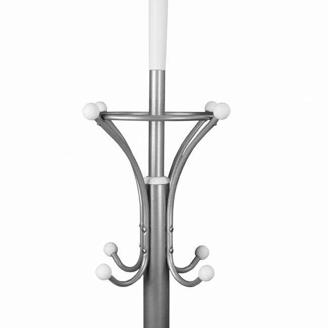 Вешалка напольная Д 2 металлик/ белый Вешалка напольная Д 2 металлик/ белый