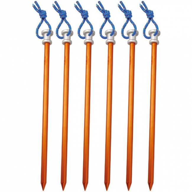 Колышки алюминиевые, с петлями. Набор. 6 шт.