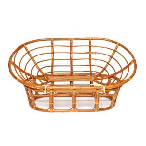 Диван MAMASAN/МАМАСАН 23/02 W /без подушки/ 169х102х80 см, Cognac (коньяк) коричневый