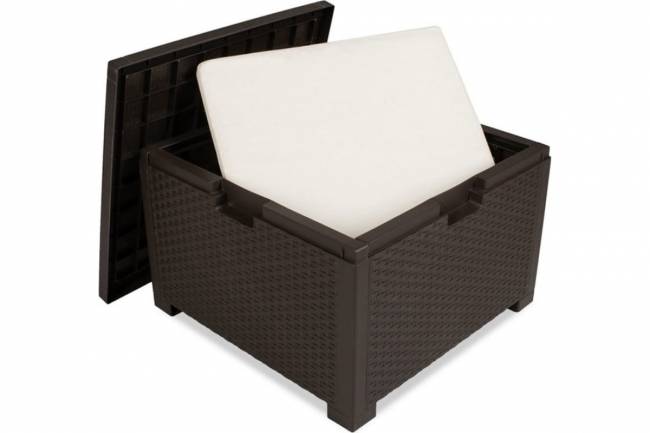 Ящик для подушек для мебели коричневый Ящик для подушек для мебели коричневый
