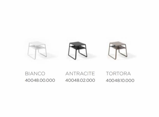 Столик пластиковый для лежака Pop тортора 440х395х385 мм Столик пластиковый для лежака Pop тортора 440х395х385 мм