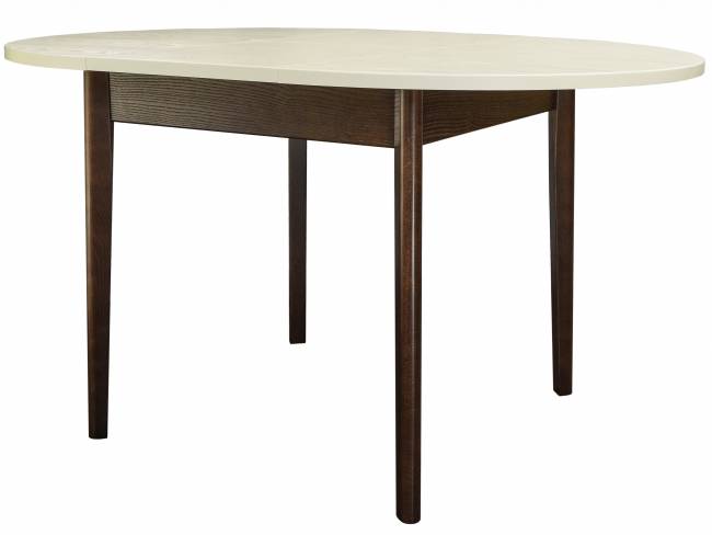 Стол обеденный Мариус М 81 раздвижной слоновая кость/орех 100/139*100 Стол обеденный Мариус М 81 раздвижной слоновая кость/орех 100/139*100