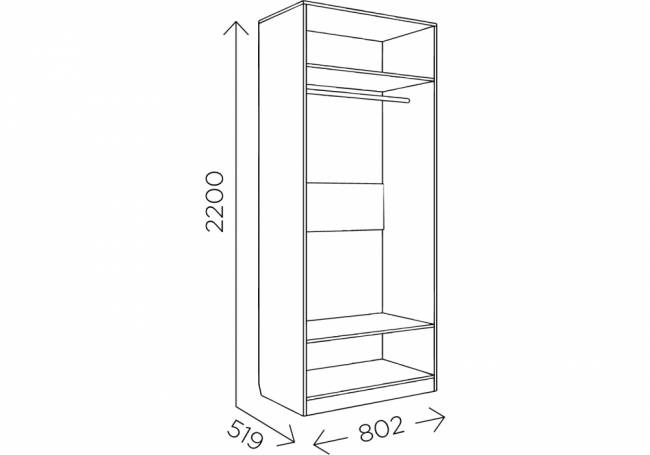Майя М-02 дуб баррик светлый / крем брюле
