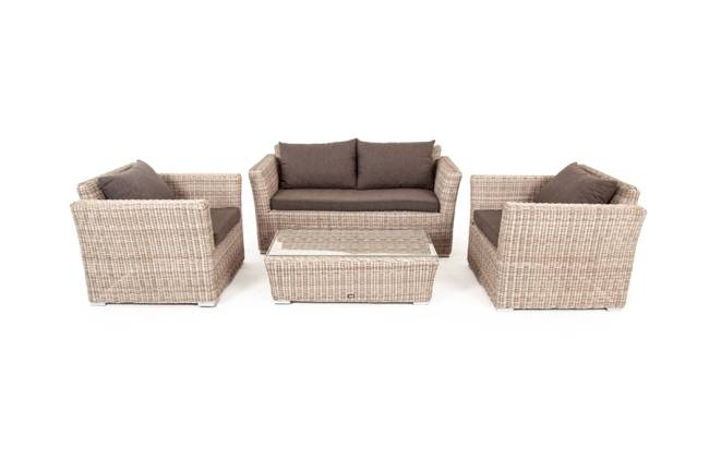 "Капучино Сингл" лаунж-зона из искусственного ротанга, цвет бежевый "Капучино Сингл" лаунж-зона из искусственного ротанга, цвет бежевый