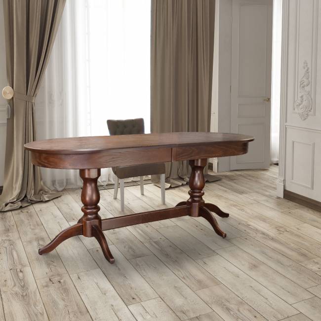 Стол обеденный Тарун 3 раздвижной орех 150/200*84 Стол обеденный Тарун 3 раздвижной орех 150/200*84