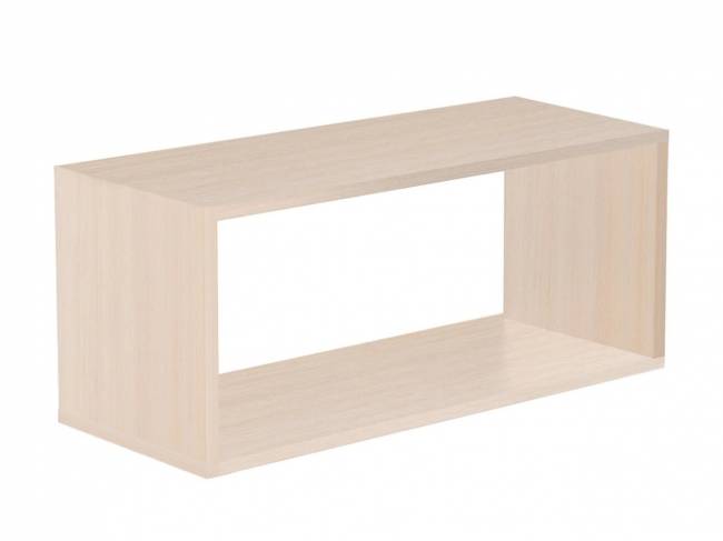 Полка Кубик-2 беленый дуб