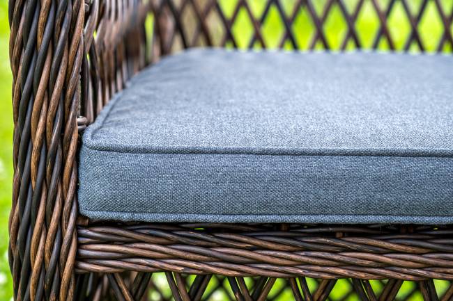 "Доппио" обеденная группа плетеная, цвет коричневый "Доппио" обеденная группа плетеная, цвет коричневый