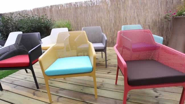 Подушка для кресла Net Relax серый камень 525х570х75 мм Подушка для кресла Net Relax серый камень 525х570х75 мм