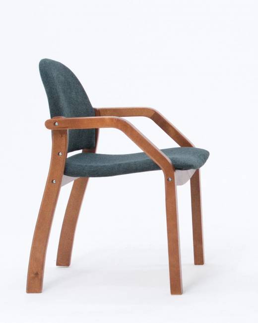 Стул-кресло Джуно 2.0 орех/зелёный