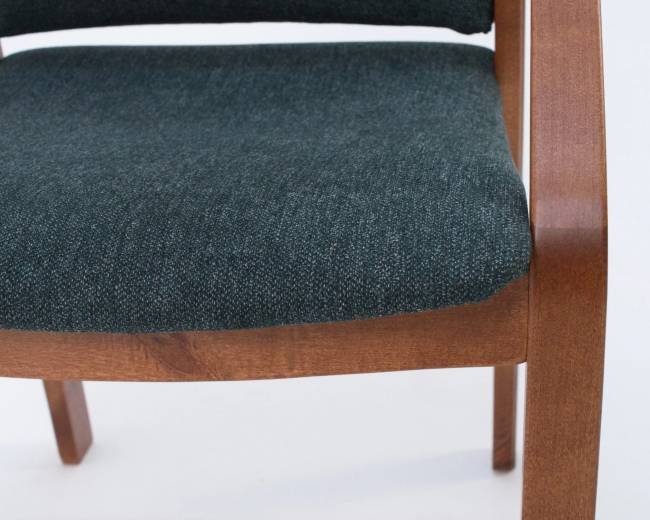 Стул-кресло Джуно 2.0 орех/зелёный