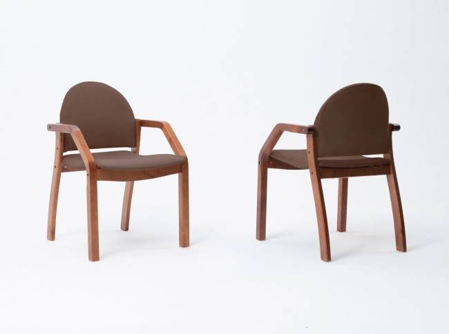 Стул-кресло Джуно 2.0 орех/коричневый