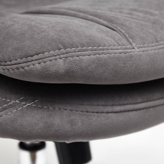 Кресло SOFTY LUX  флок , серый, 29 серый флок