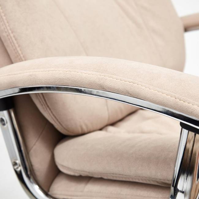 Кресло SOFTY LUX  флок , бежевый, 7 бежевый флок