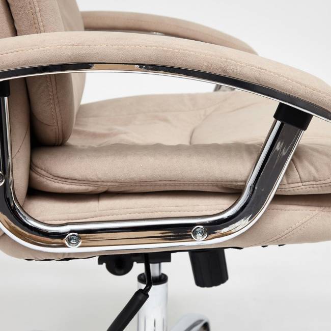 Кресло SOFTY LUX  флок , бежевый, 7 бежевый флок