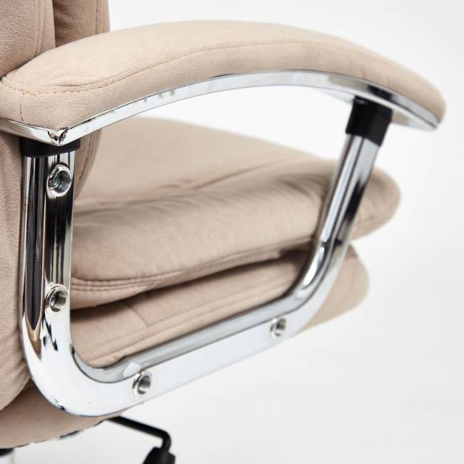 Кресло SOFTY LUX  флок , бежевый, 7 бежевый флок