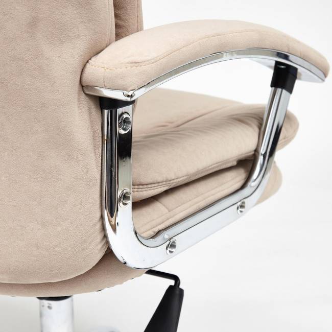 Кресло SOFTY LUX  флок , бежевый, 7 бежевый флок