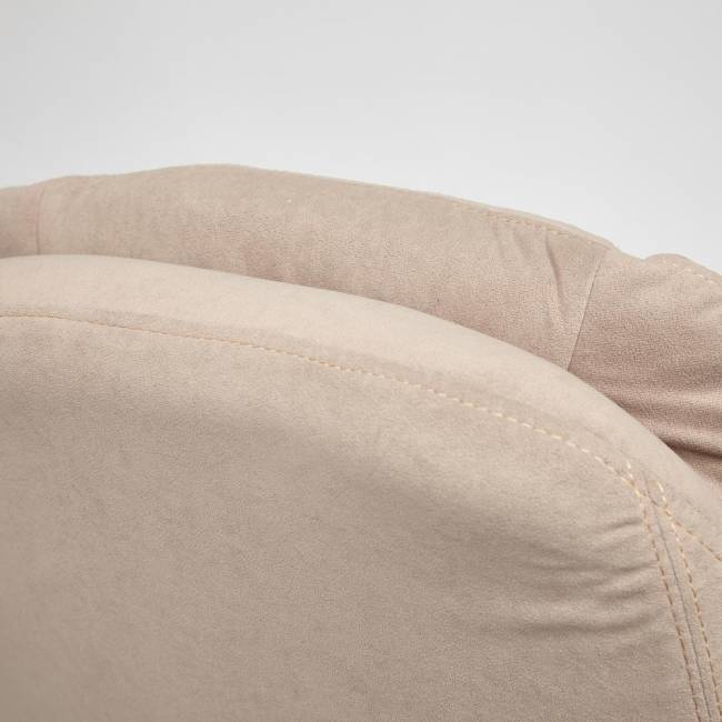 Кресло SOFTY LUX  флок , бежевый, 7 бежевый флок